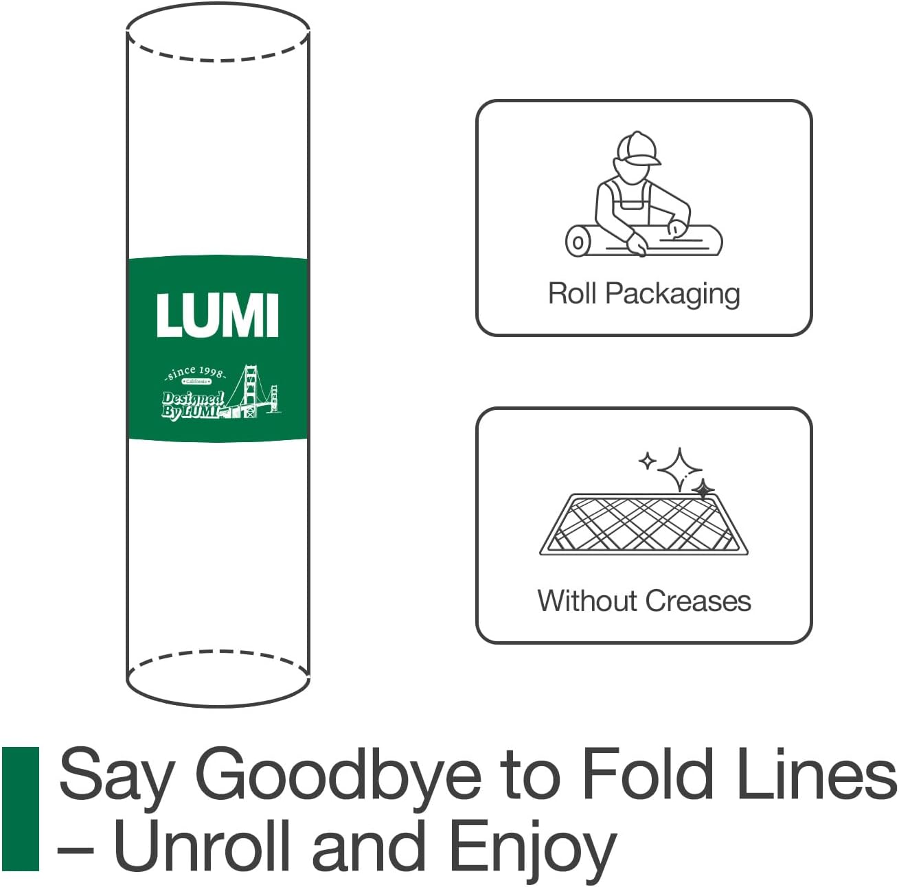 LUMI Ultra Thin Indoor Door Mat for Entrance 36"x56", Non Slip Entryway Mat, Low Profile Doormat, Unique Herringbone Design Carpet for Inside, Patio, Porch, Gray